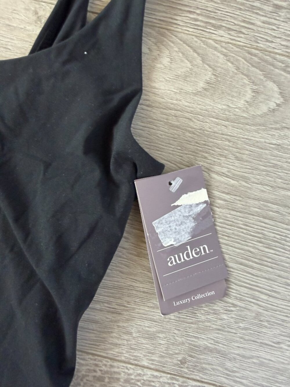 Auden Black One-Piece Bodysuit/Swimsuit Size S NWT - Picture 4 of 7